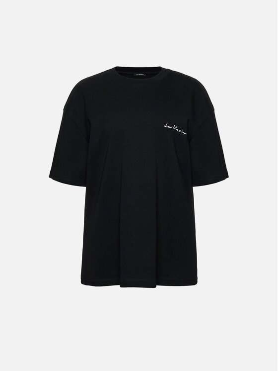 La Mania La Mania T-Shirt BABES Czarny Basic Fit