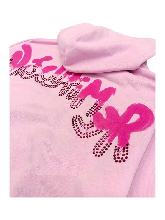 DISCLAIMER DISCLAIMER Felpa q-bab-69428 Rosa Regular Fit