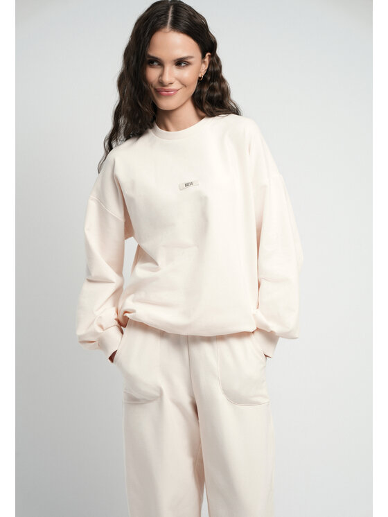 BIZUU BIZUU Mikina ORISA Bílá Standard Fit