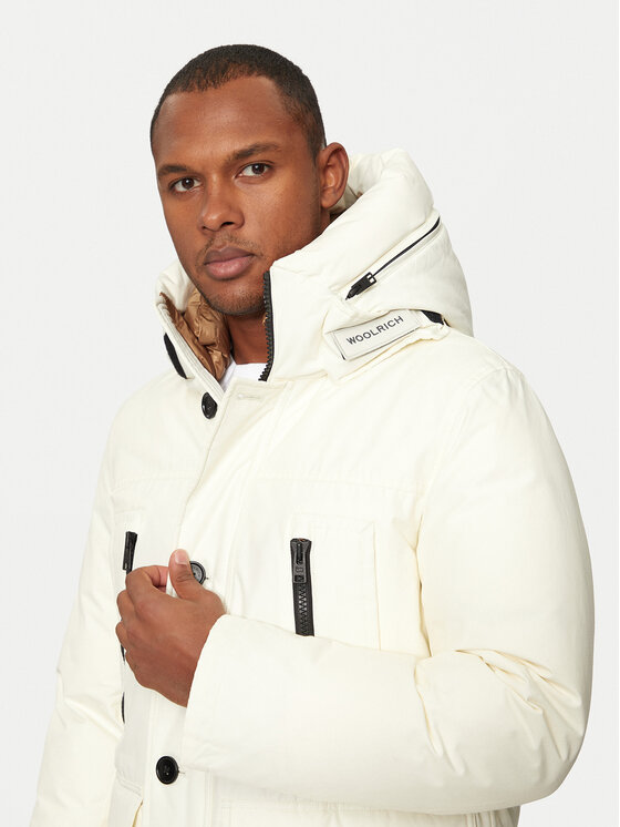Woolrich Woolrich Hanorac Arctic CFWOOU0866MRUT0001 Écru Regular Fit