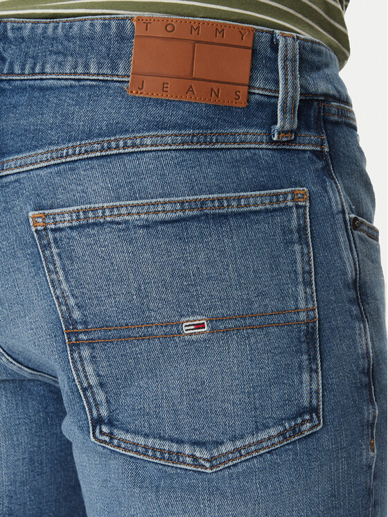 Tommy Jeans Tommy Jeans Džínsové šortky Ronnie DM0DM20961 Modrá Slim Fit