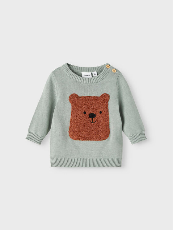 NAME IT NAME IT Sweater 13207111 Zöld Regular Fit