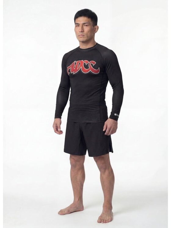 PITBULL PITBULL Koszulka techniczna ADCC Czarny Regular Fit