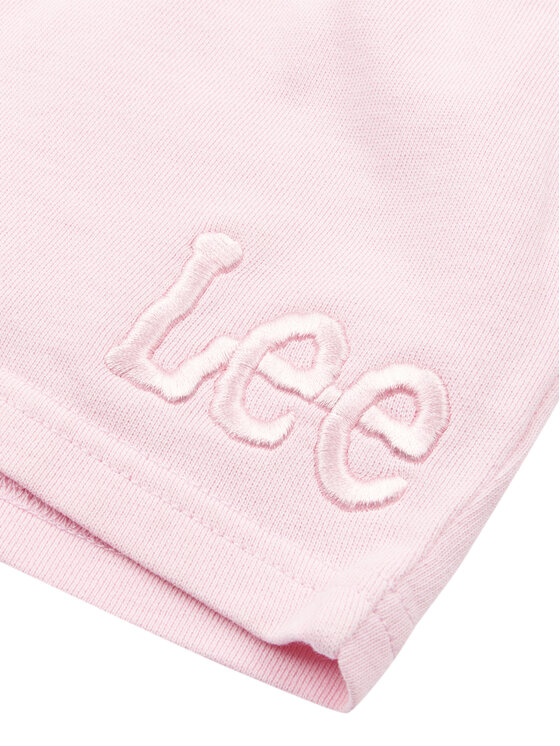 Lee Lee Шорти от плат Acid Wash LEG5094 Розов Regular Fit