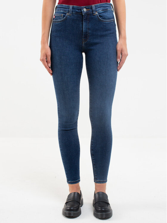 Jeansy, rozmiar 30/34, Grantowe, MELINDA HIGH WAIST/517/190