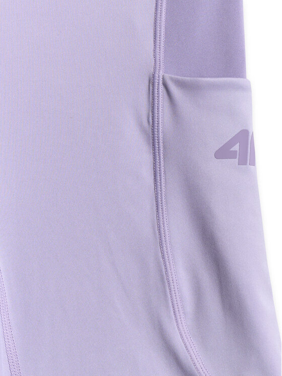 4F 4F Kolarki SOLAR PUNK Fioletowy Slim Fit