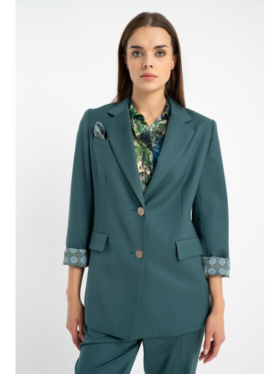 CLICK CLICK Σακάκι 71-0047 Πράσινο Regular Fit