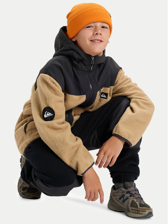 Quiksilver Quiksilver Übergangsjacke Back To S School EQBPF03014 Beige Regular Fit