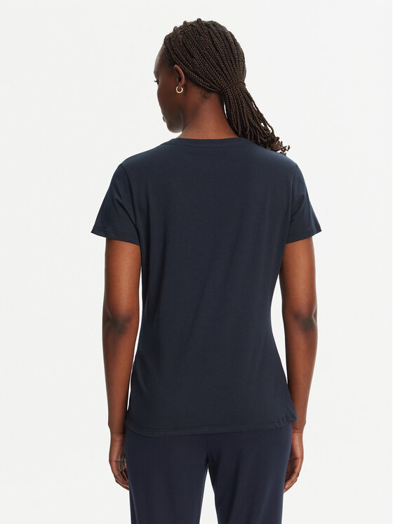 Liu Jo Sport Liu Jo Sport Tričko TA5179 J6040 Tmavomodrá Regular Fit