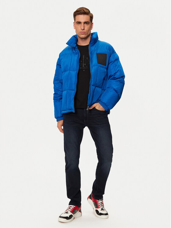 Armani Exchange Armani Exchange Pernata jakna 6DZB21 ZN4XZ 15DS Plava Regular Fit