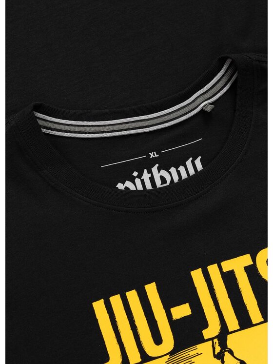 PITBULL PITBULL T-Shirt JIU-JITSU Czarny Regular Fit