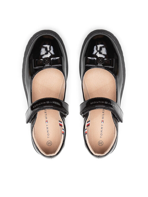 Tommy Hilfiger Tommy Hilfiger Półbuty Ballerina T3A3-32580-0774 S Czarny