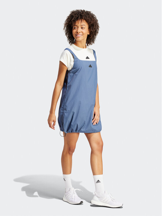 adidas adidas Літня сукня City Escape IS0670 Голубий Loose Fit