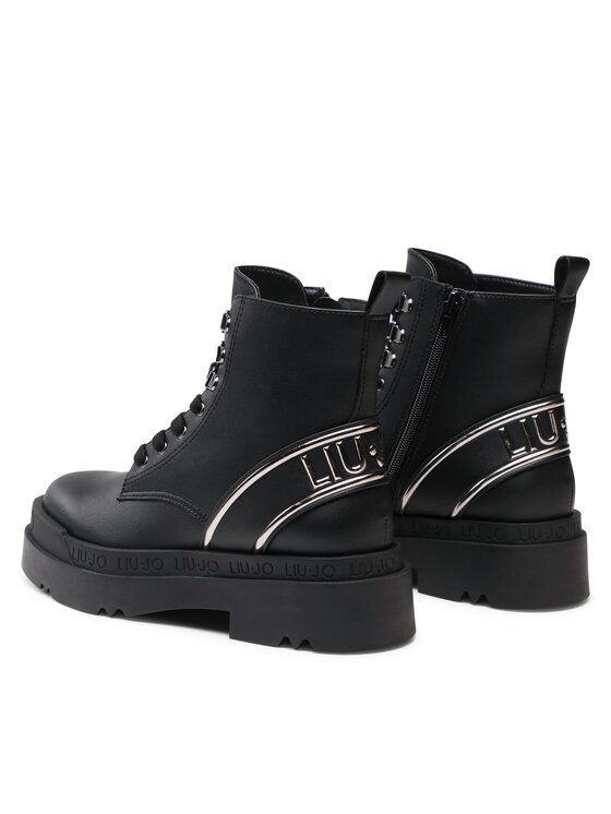 Liu Jo Liu Jo Schnürstiefeletten Love 46 SF3035 EX174 Schwarz