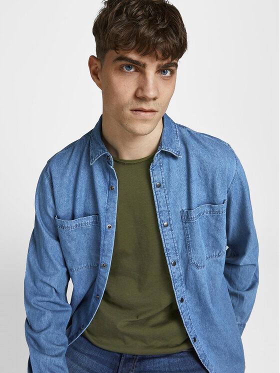 Jack&Jones Jack&Jones T-krekls Basher 12182498 Zaļš Regular Fit