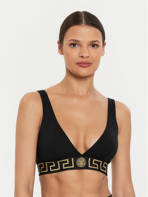 Versace Versace Podprsenka Bralette AUD01047 1A10011 Černá