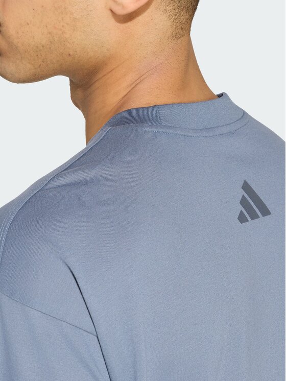 adidas adidas Koszulka techniczna ADI365 Aspyre Graphic Szary Loose Fit