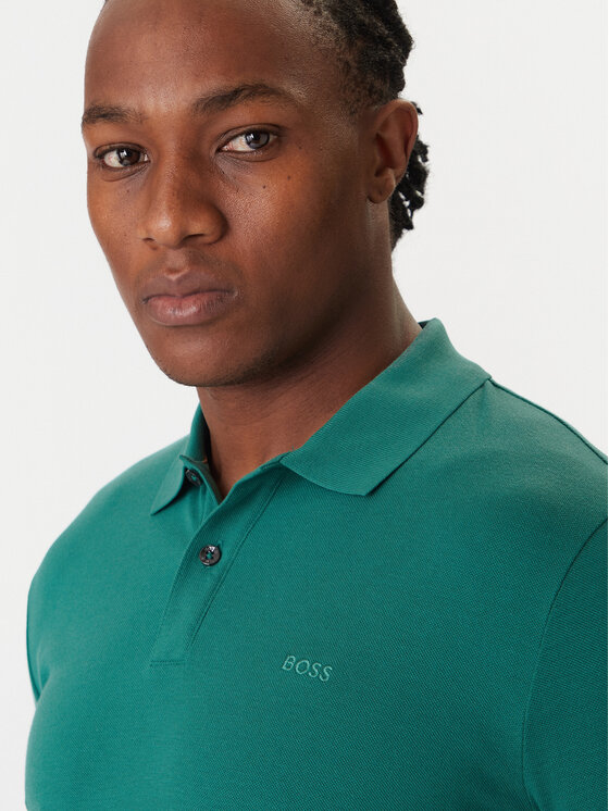 BOSS BOSS Poloshirt Pallas 50468362 Grün Regular Fit