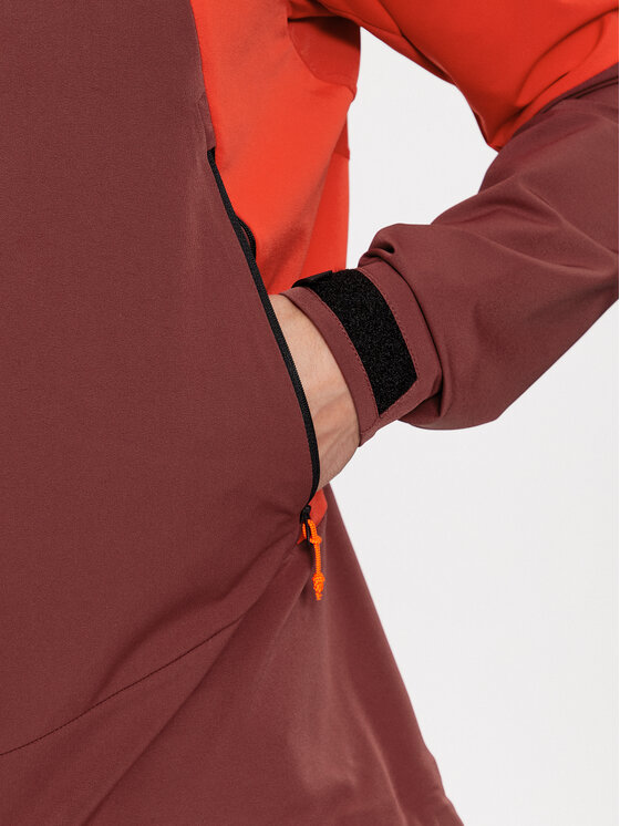 Salewa Salewa Softshellová bunda Sella DST 28468 Červená Regular Fit