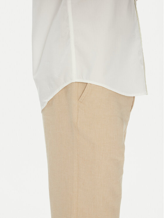 Tommy Hilfiger Tommy Hilfiger Риза MW0MW37584 Бял Regular Fit