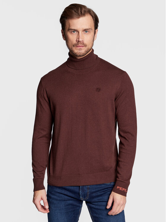 Pepe Jeans Pepe Jeans Rolák Andre PM702242 Hnedá Regular Fit