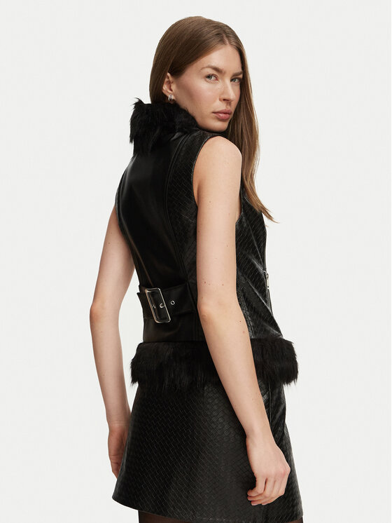 Guess Guess Жилетка за костюм W6BL69 W4412 Черен Regular Fit