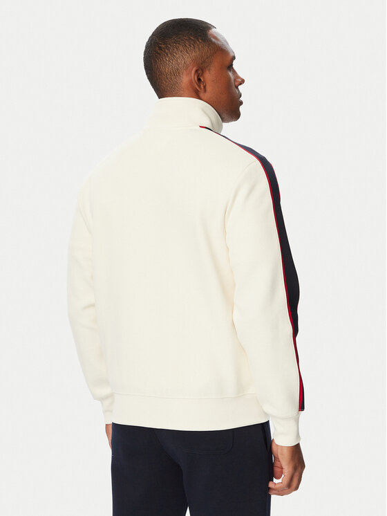 Tommy Hilfiger Tommy Hilfiger Μπλούζα Pique H Badge MW0MW44957 Κρεμ Regular Fit