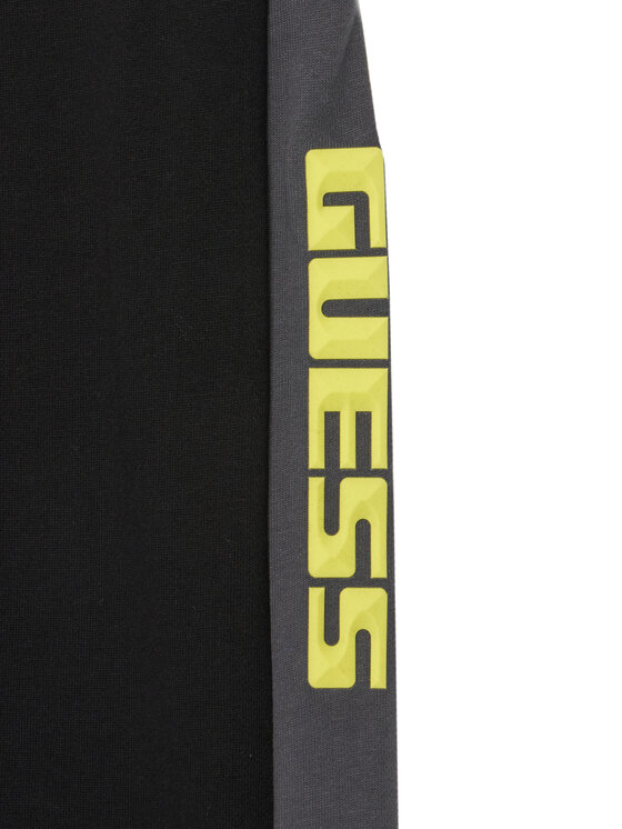 Guess Guess Spodnie dresowe N6RB01 KA6R4 Czarny Regular Fit