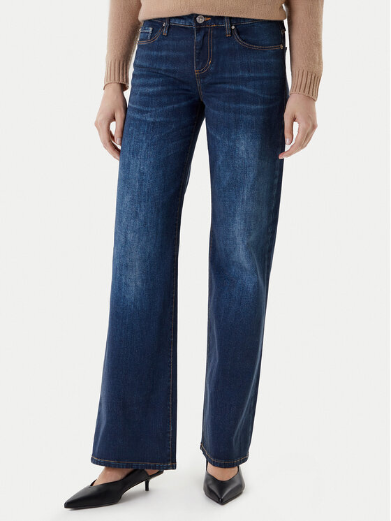 Guess Guess Jeansy W5YA1D D0213 Tmavomodrá Regular Fit