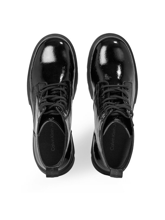 Calvin Klein Jeans Calvin Klein Jeans Ορειβατικά παπούτσια Chunky Combat Laceup Boot Wn YW0YW01265 Μαύρο