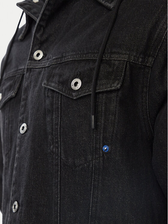 Karl Lagerfeld Jeans Karl Lagerfeld Jeans Τζιν μπουφάν B4M14042 Μαύρο Regular Fit