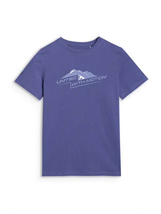 4F 4F T-Shirt APRES SKI Granatowy Regular Fit