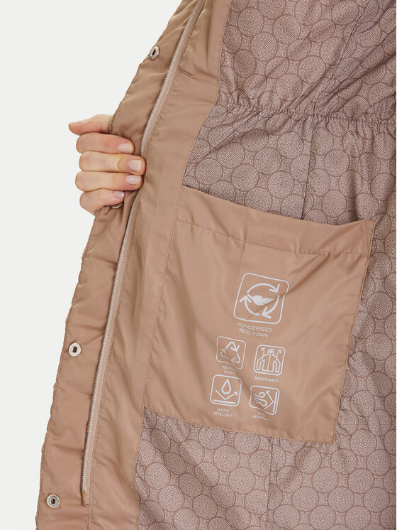 Geox Geox Žieminis paltas Bettanie W5626H T3122 F5228 Smėlio Regular Fit