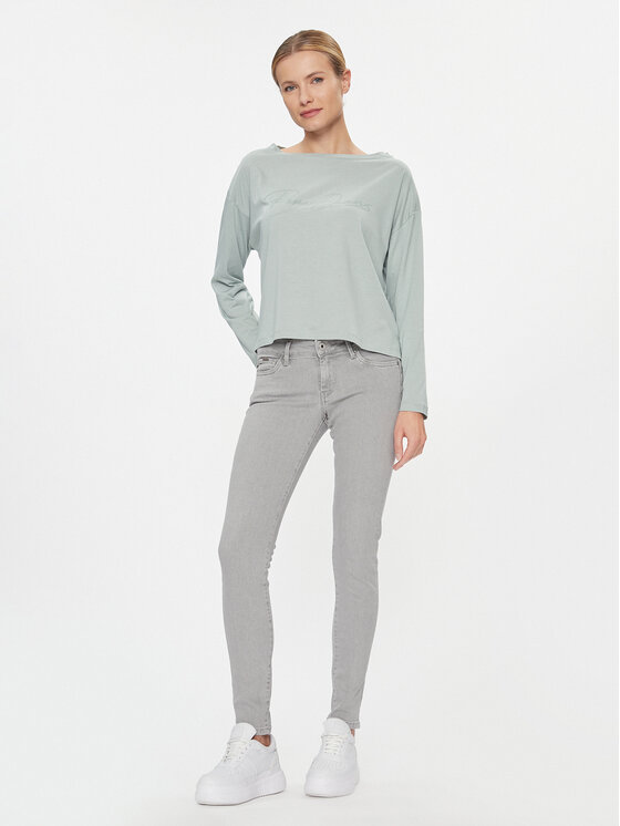 Pepe Jeans Pepe Jeans Jeansy PL204583 Szary Skinny Fit