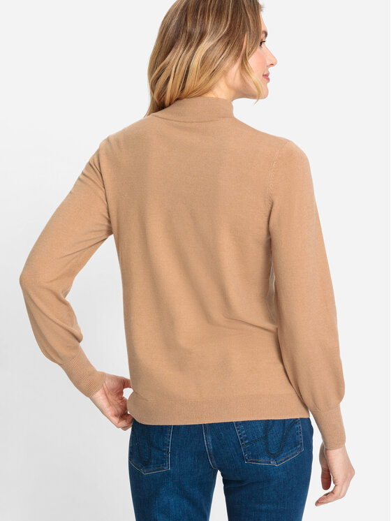 Olsen Olsen Kampsun Eva 11003582 Beež Shaped Fit