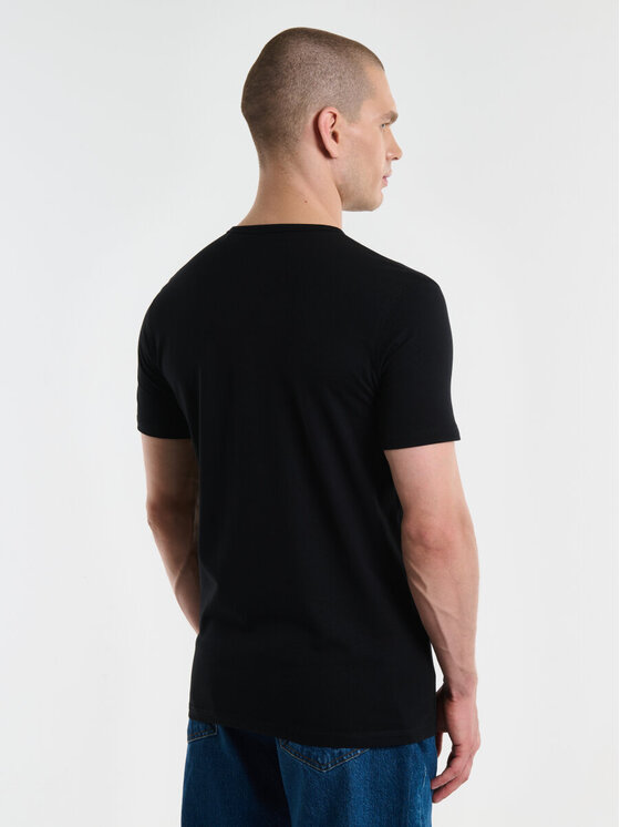 BIG STAR BIG STAR T-Shirt CLASSAC_906_150 Czarny Slim Fit