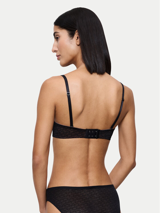 Triumph Triumph Biustonosz bardotka Signature Sheer 10224861 Czarny