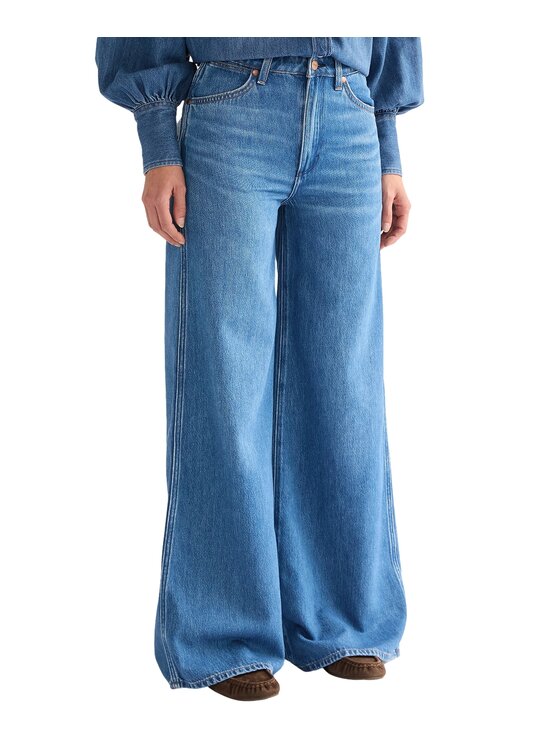 Wrangler Wrangler Jeansy 112378703 Niebieski Loose Leg