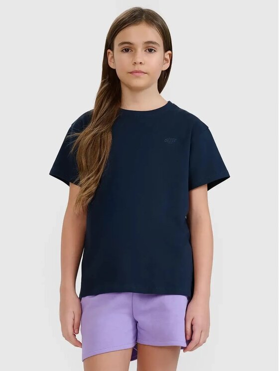 4F 4F T-Shirt 4FJWMM00TTSHF2332-31S Μπλε Regular Fit