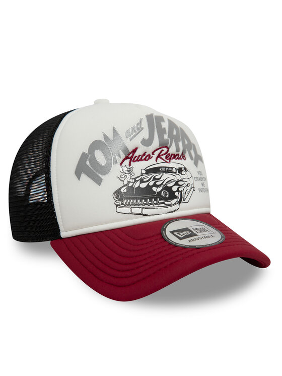 New Era New Era Шапка с козирка Tom & Jerry 9Forty 60595267 Бял