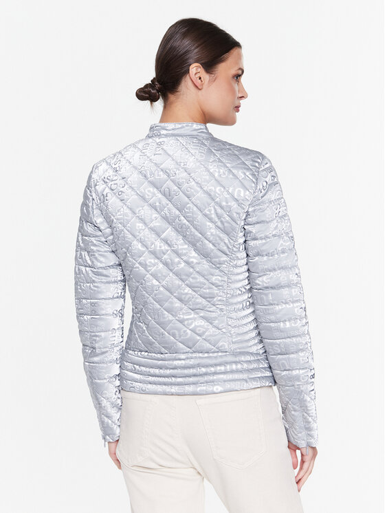 Guess Guess Übergangsjacke Vona W3RL15 WEP10 Grau Slim Fit