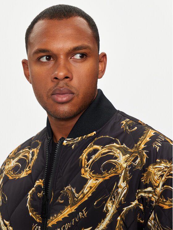 Versace Jeans Couture Versace Jeans Couture Bunda bomber 77GASD07 Černá Loose Fit