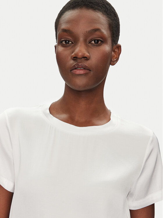 ViCOLO ViCOLO Bluse TD0007 Weiß Relaxed Fit
