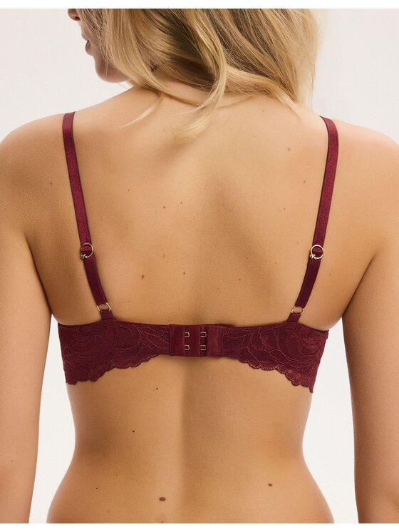 Esotiq Esotiq Biustonosz push-up 45887 Czerwony