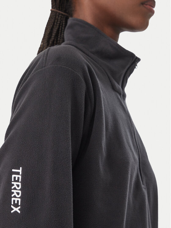 adidas adidas Jaka Polar Terrex Multi Essentials Half Zip Fleece Jacket KZ1798 Melns Regular Fit