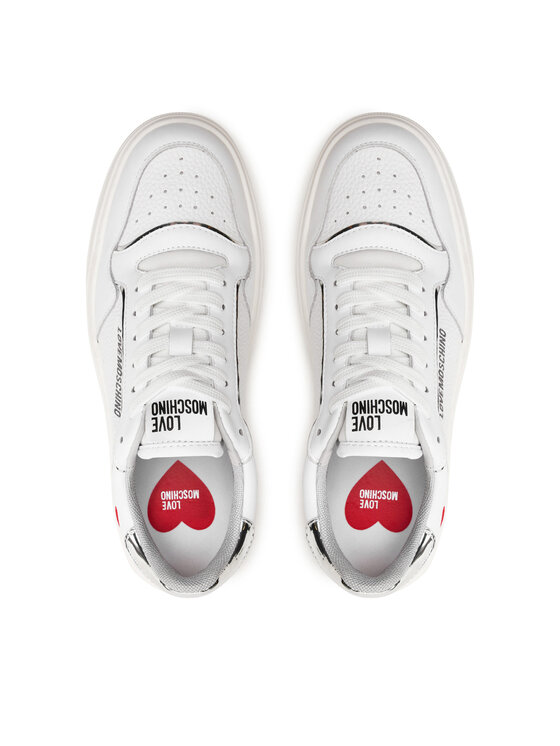LOVE MOSCHINO LOVE MOSCHINO Sneakersy JA15144G1LJC210B Biały