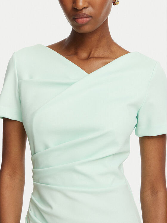 Rinascimento Rinascimento Koktel haljina CFC0129420003 Zelena Slim Fit