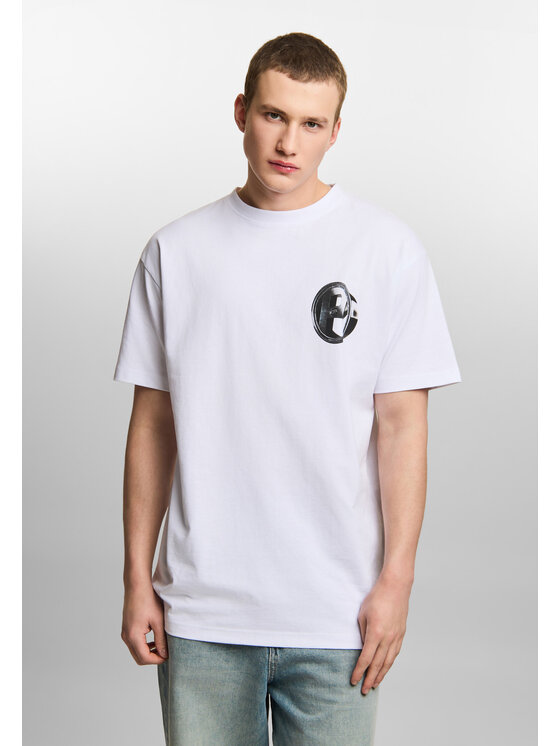 PROSTO. PROSTO. T-Shirt P Rim KL261MTEE1162 Biały Oversize
