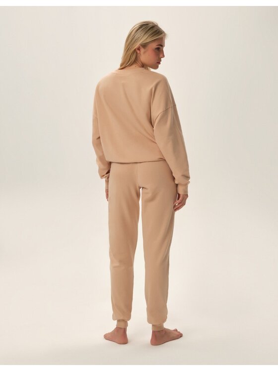 Henderson Henderson Piżama 41899 Beżowy Regular Fit