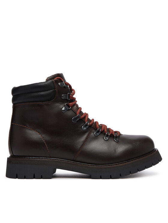 Tommy Hilfiger Tommy Hilfiger Schnürschuhe Elevated Outdoor Lth Wpm Boot FM0FM05995 Braun